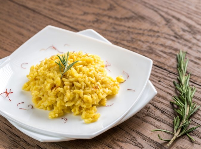 Risotto Milanese ingredients