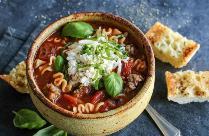 Lasagna soup recipes